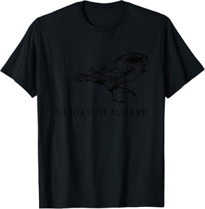 Neither God nor Master | No Gods No Masters , grey T-Shirt - T-Shirt | Black