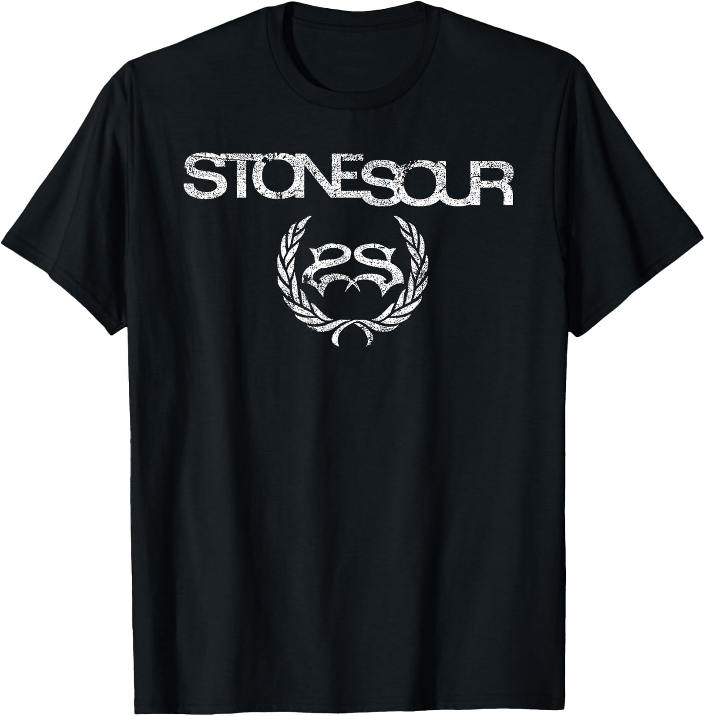 Stone Sour Distressed Logo T-Shirt - T-Shirt | Black