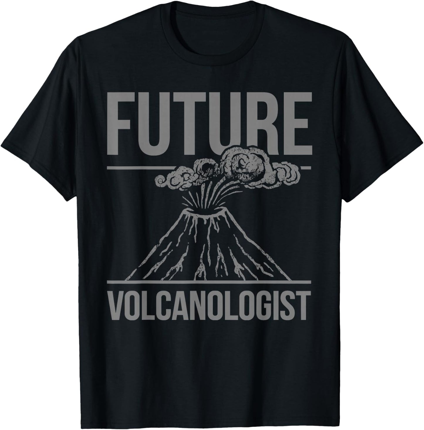 Volcano Art for Kids Boys Girls Volcano Lover Volcanologist T-Shirt - T-Shirt | Black