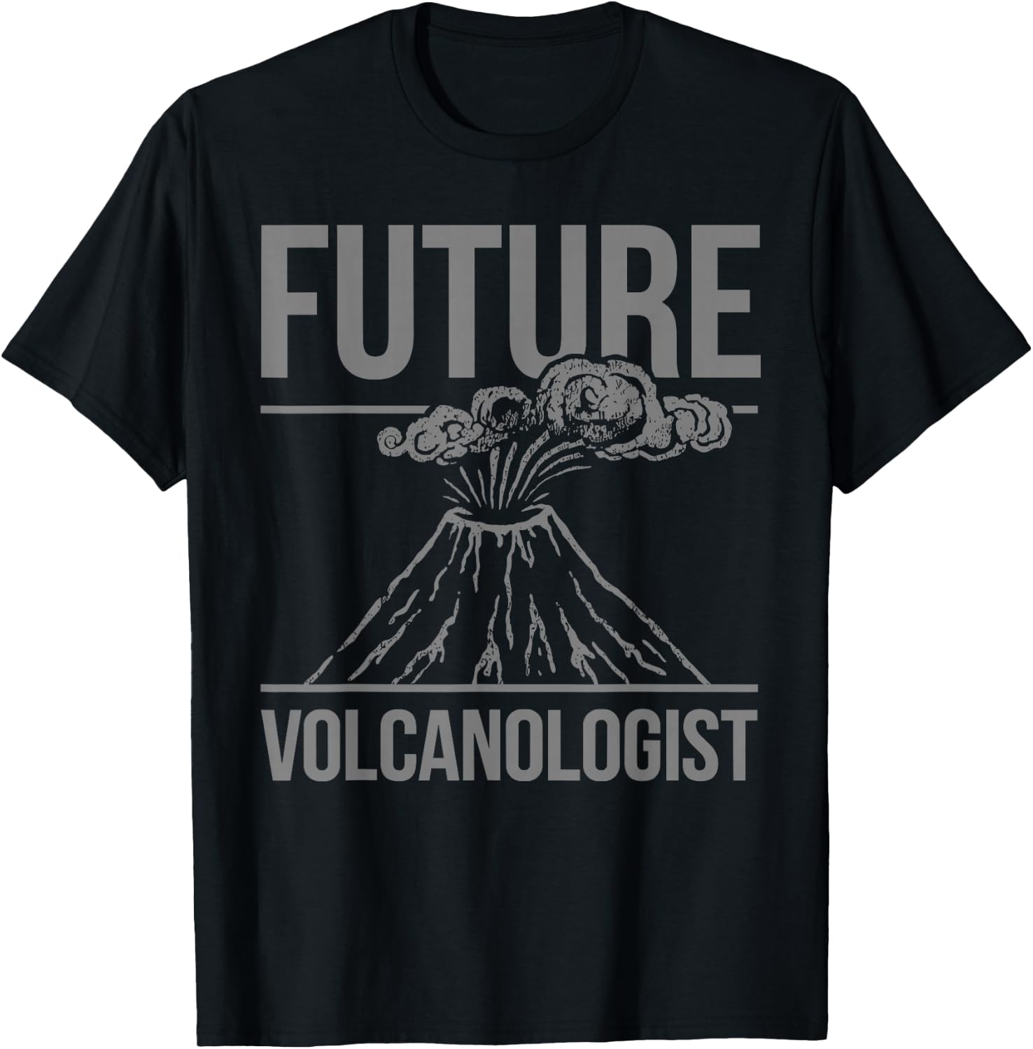 Volcano Art for Kids Boys Girls Volcano Lover Volcanologist T-Shirt - T-Shirt | Black