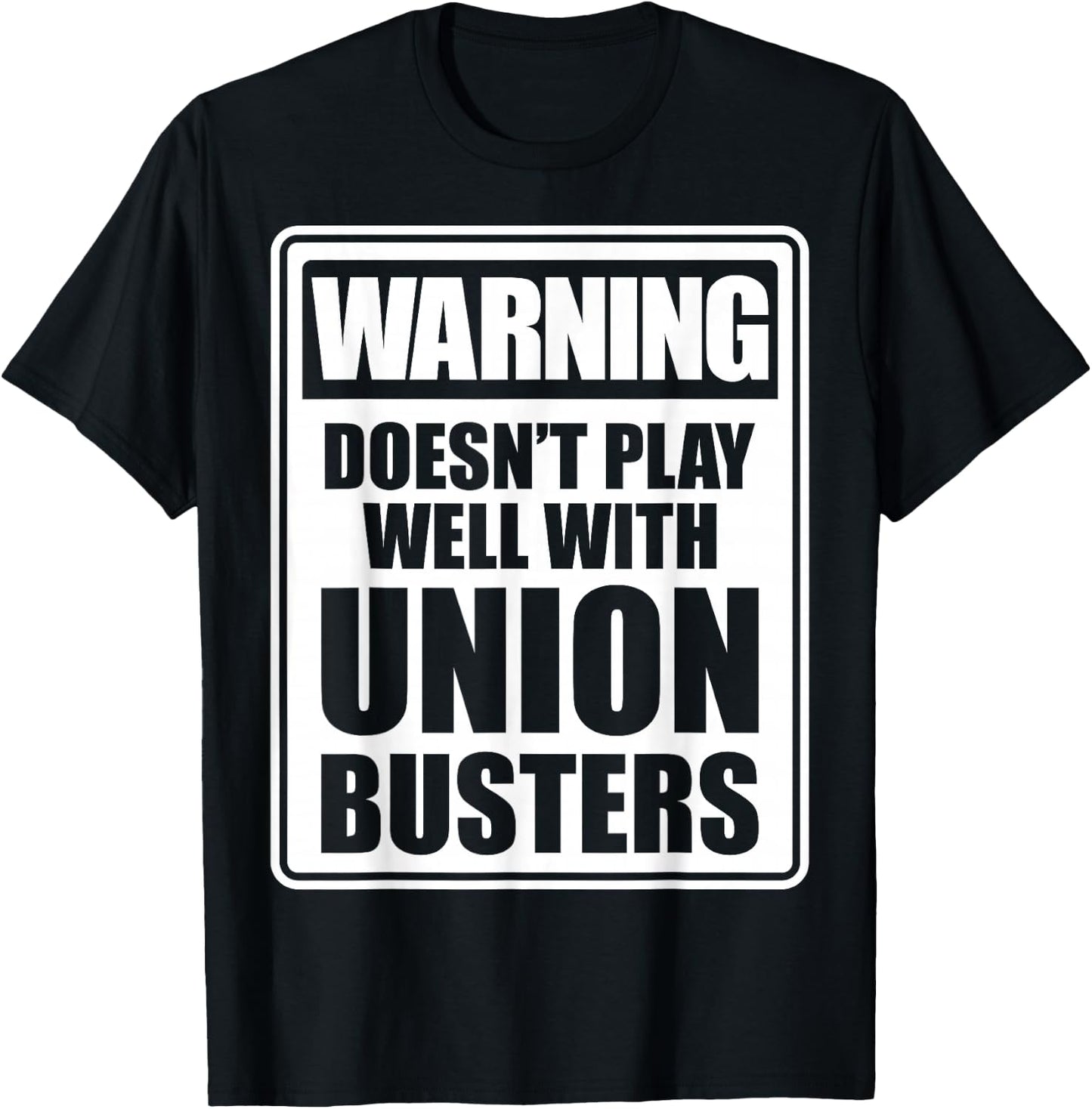 Pro-Union Worker Shirt | Proud Labor Union Workers T-Shirt - T-Shirt | Black
