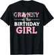 Granny of The Birthday Girl Shirt Farm Cow Grandma Gigi 1st T-Shirt - T-Shirt | Black