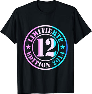 12. Geburtstag Junge Mädchen Limited Edition 2012 Jahre T-Shirt - T-Shirt | Black