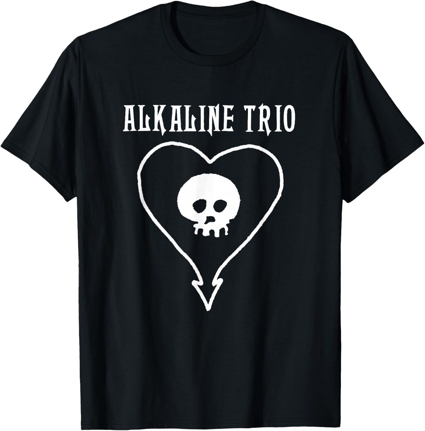 Alkaline Trio - Official Merchandise - Classic Heartskull Small T-Shirt - T-Shirt | Black