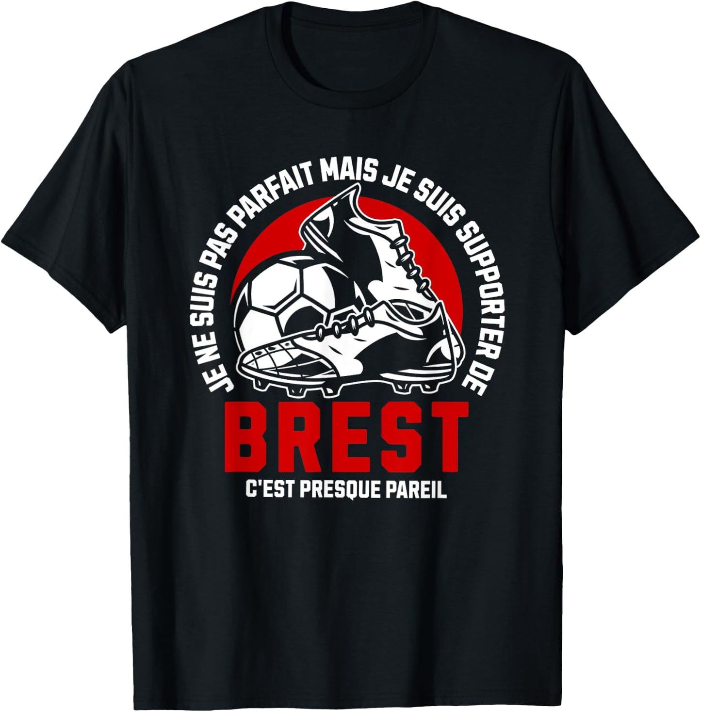Brest Humour , Black, S T-Shirt - T-Shirt | Black