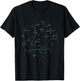 Astronomy T Shirt Star Constellation Sky Map T-Shirt - T-Shirt | Black