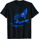 Wolf Starry Sky Moon Wolves Mountain Wildlife Pack Hunter T-Shirt - T-Shirt | Black
