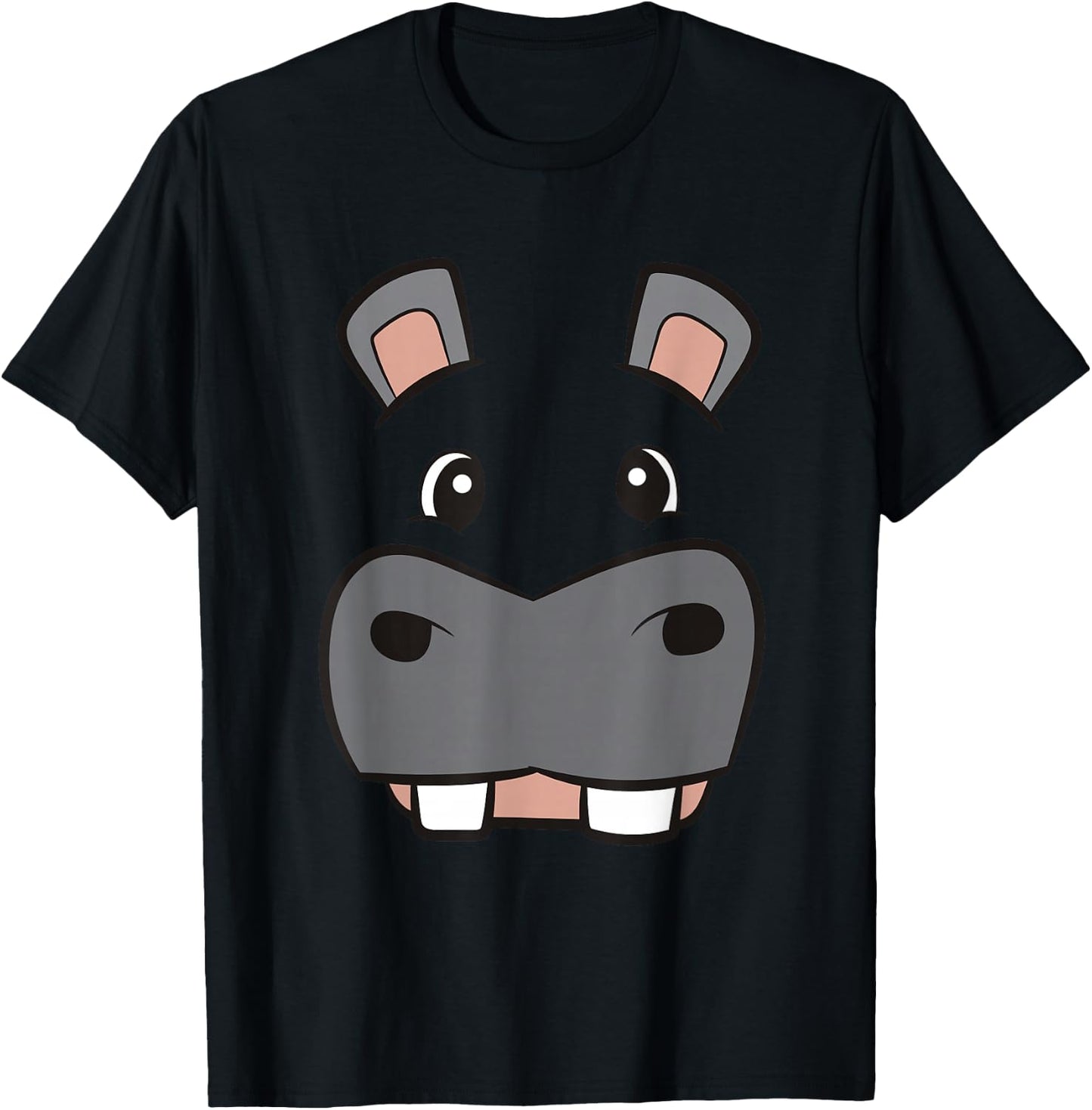 Lustiges Nilpferd-Kostüm Lazy Halloween Kostüm Nilpferd T-Shirt - T-Shirt | Black