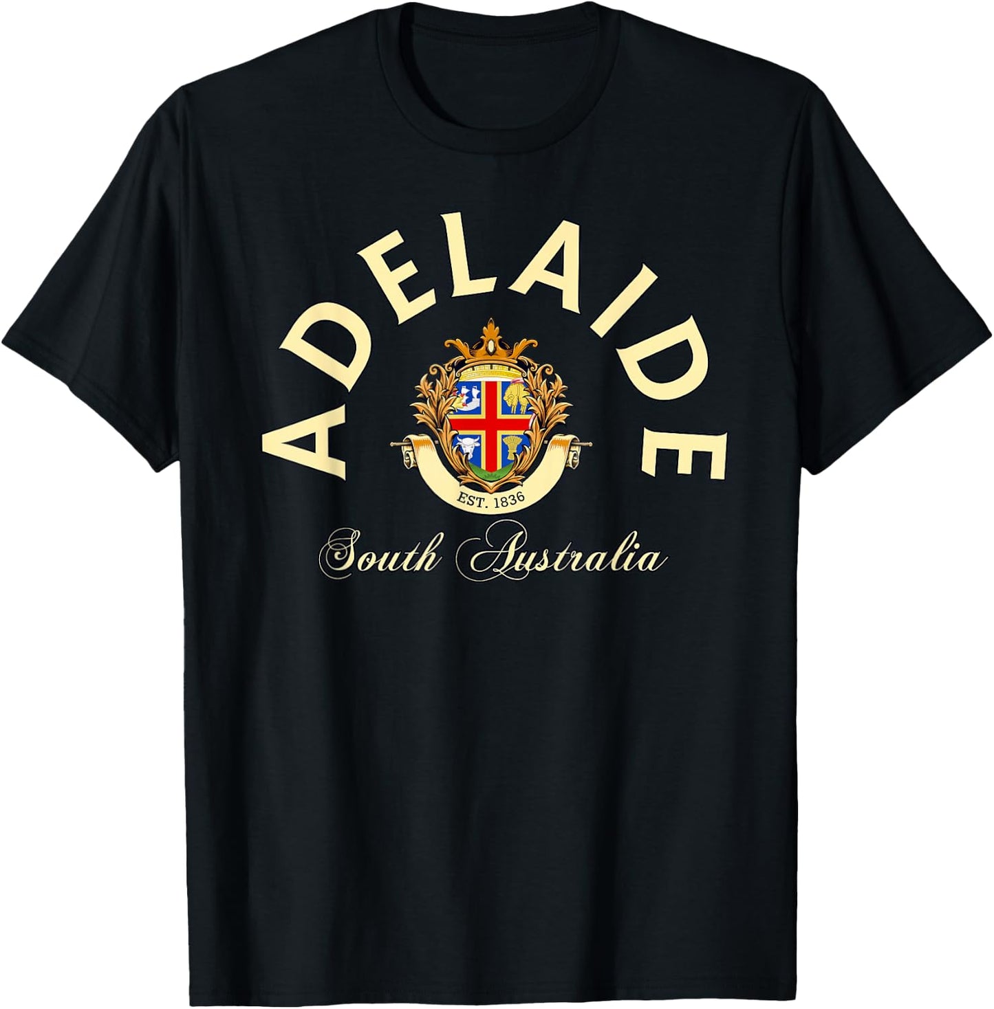 Adelaide South Australia Australian Kangaroo Adelaide T-Shirt - T-Shirt | Black