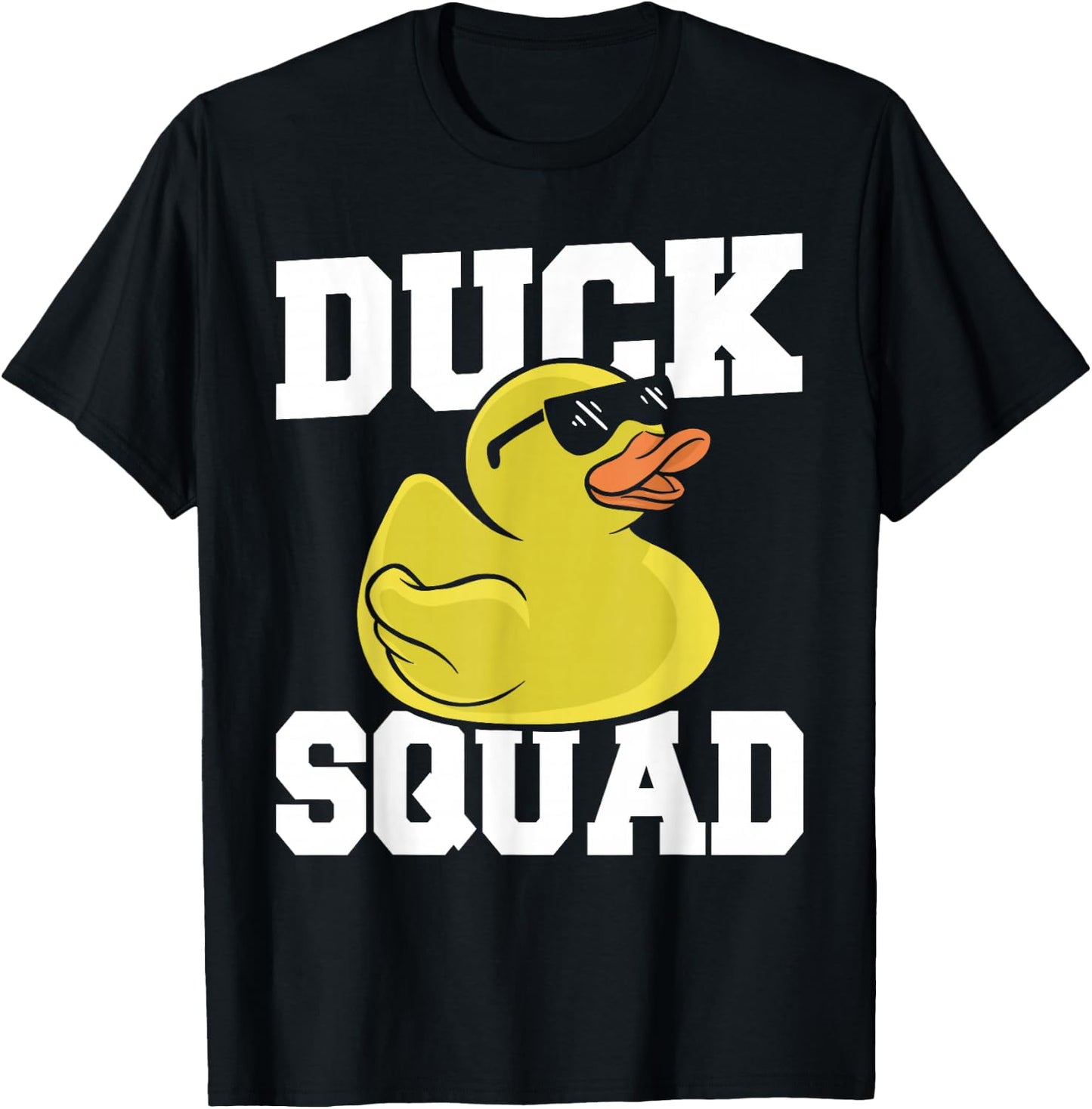 Rubber Ducky Family Rubber Duck Squad T-Shirt - T-Shirt | Black