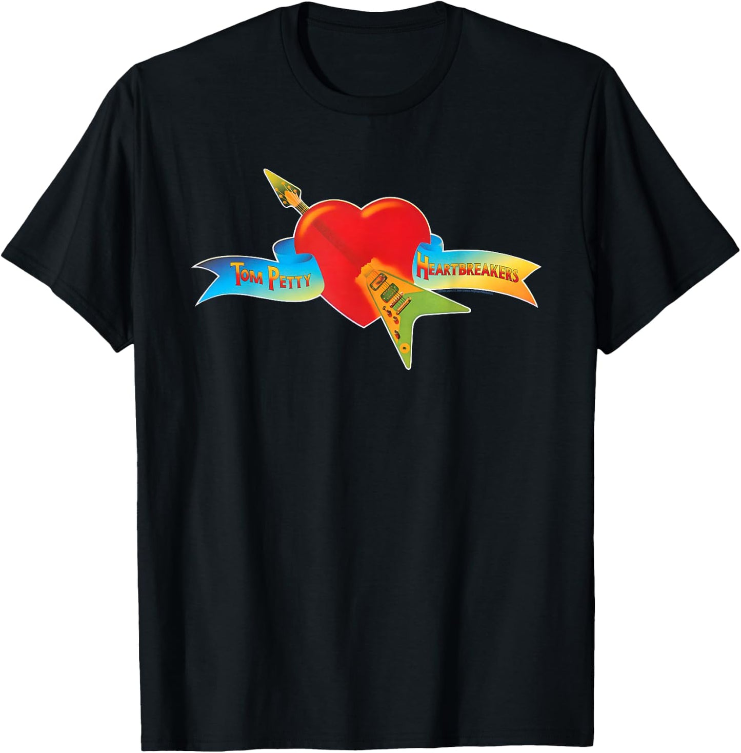 Tom Petty und die Heartbreakers Classic Logo T-Shirt - T-Shirt | Black