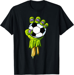 Zombie Hands Soccer Funny Horror Scary Halloween Costume T-Shirt - T-Shirt | Black