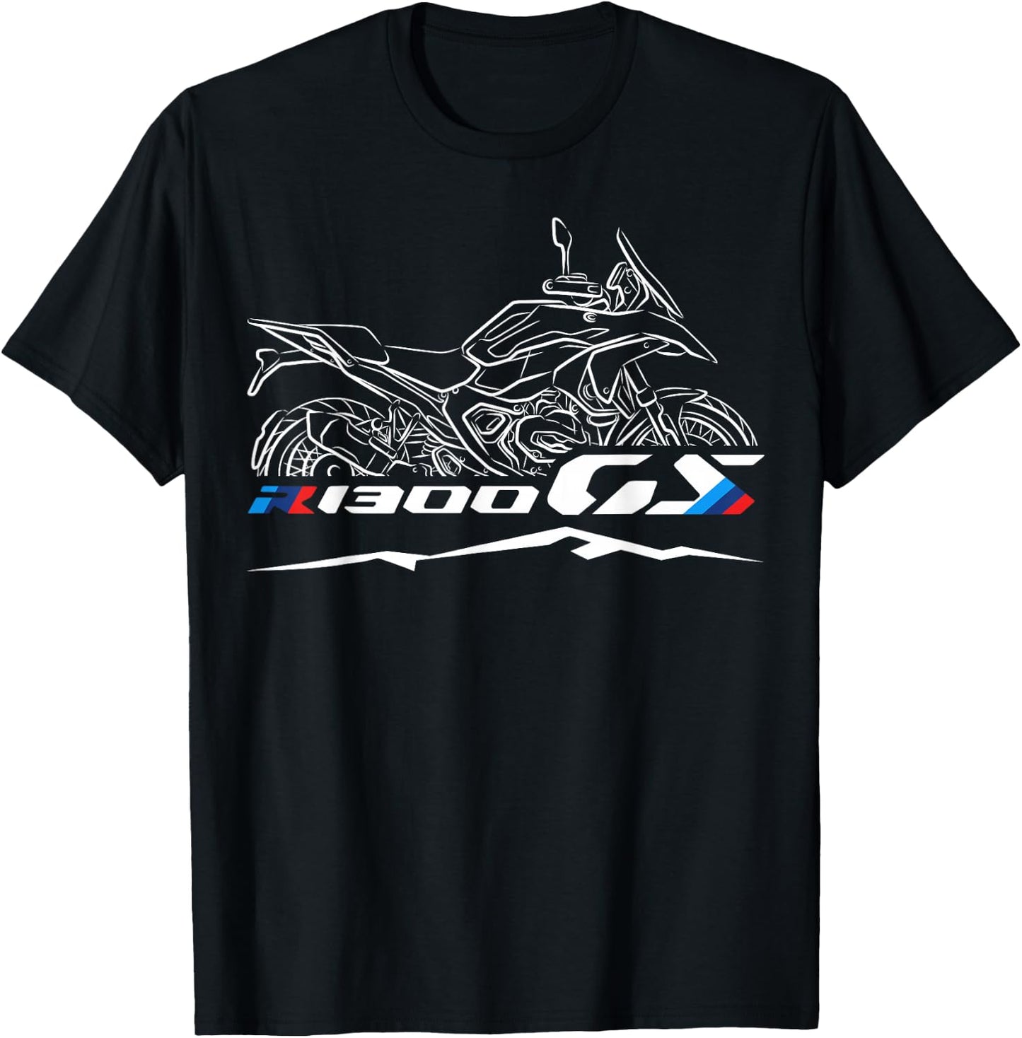 R1300GS for Adventure Riders, Motorcycle T-Shirt - T-Shirt | Black