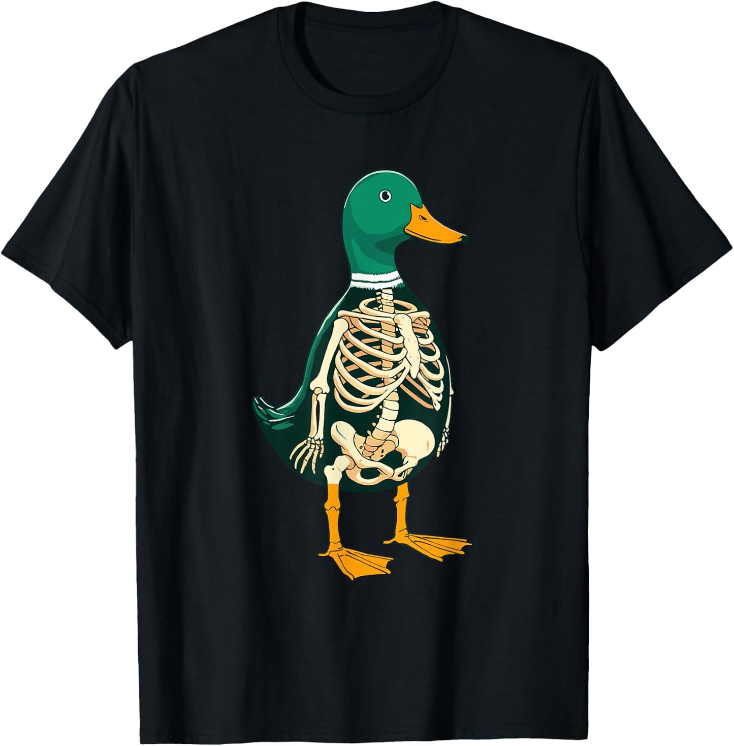 X-ray Duck Body Anatomy Radiography Radiologist Skeleton T-Shirt - T-Shirt | Black