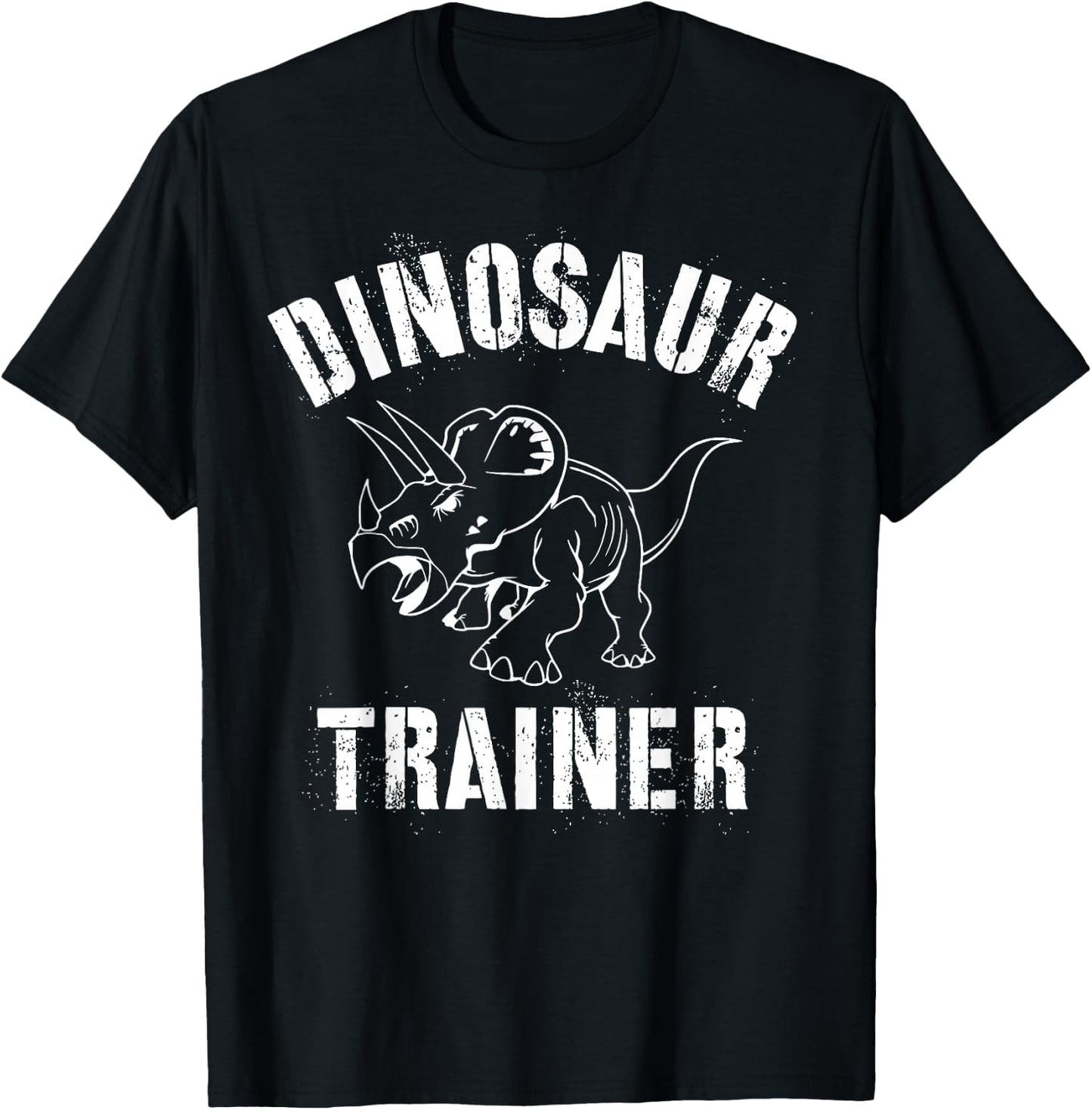 Dinosaur Trainer Funny Dinosaur T-Shirt - T-Shirt | Black