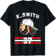 Kevin Smith VASHL Street Hockey League Jersey Team Hawks 37 T-Shirt - T-Shirt | Black