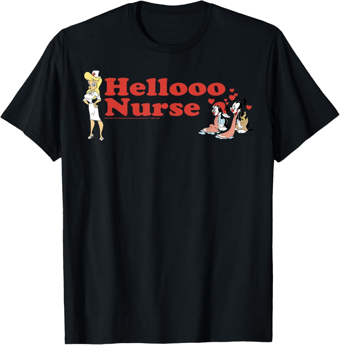 Animaniacs Group Shot Hellooo Nurse T-Shirt - T-Shirt | Black