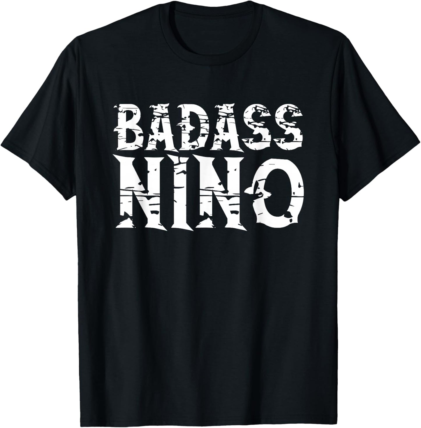 Cool Badass Nino Funny T-Shirt - T-Shirt | Black