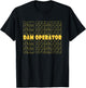 Lock and Dam Operator Job Vintage T-Shirt - T-Shirt | Black