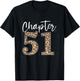 Chapter 51 Leopard For 51st Birthday Men and Women T-Shirt - T-Shirt | Black