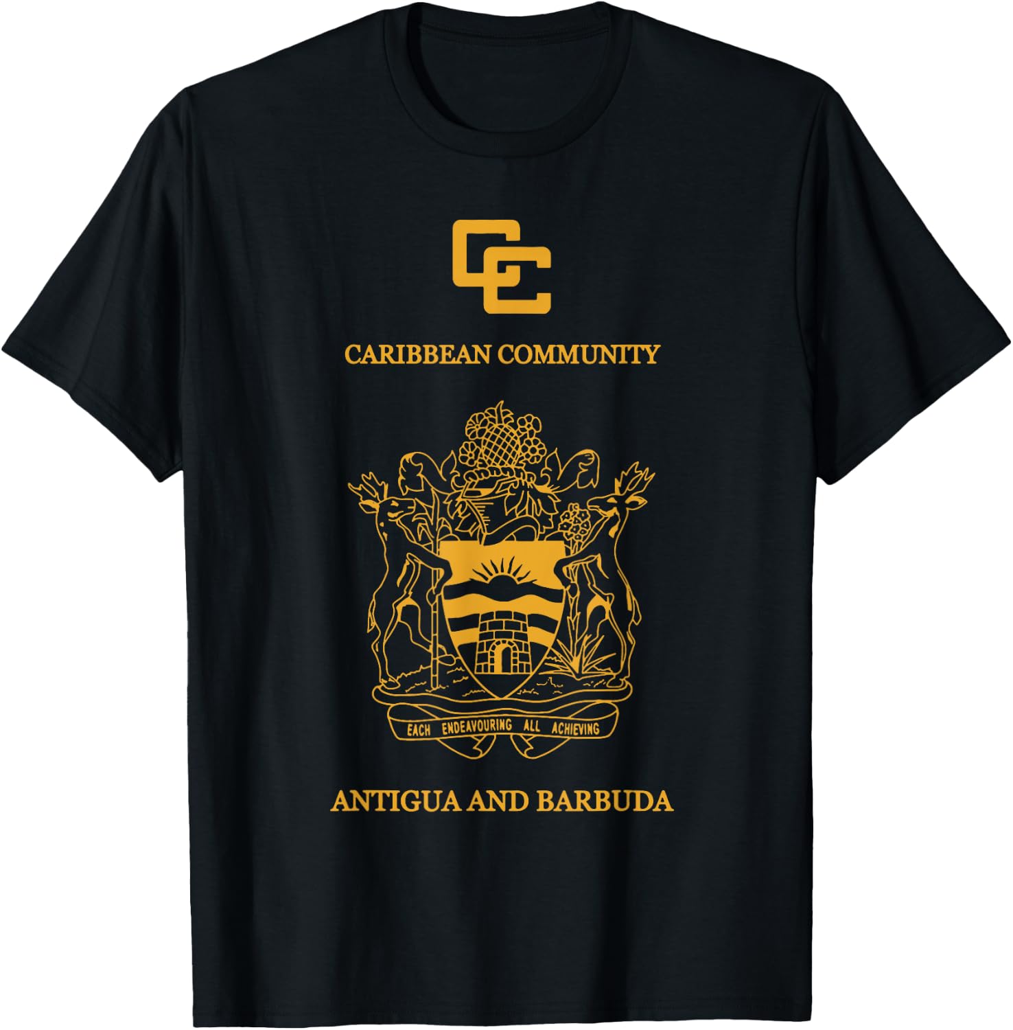 Antigua and Barbuda,Antigua and Barbuda passport. T-Shirt - T-Shirt | Black