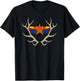 Arizona Elk Hunting Shirt - AZ State Flag Antler Hunter T-Shirt - T-Shirt | Black