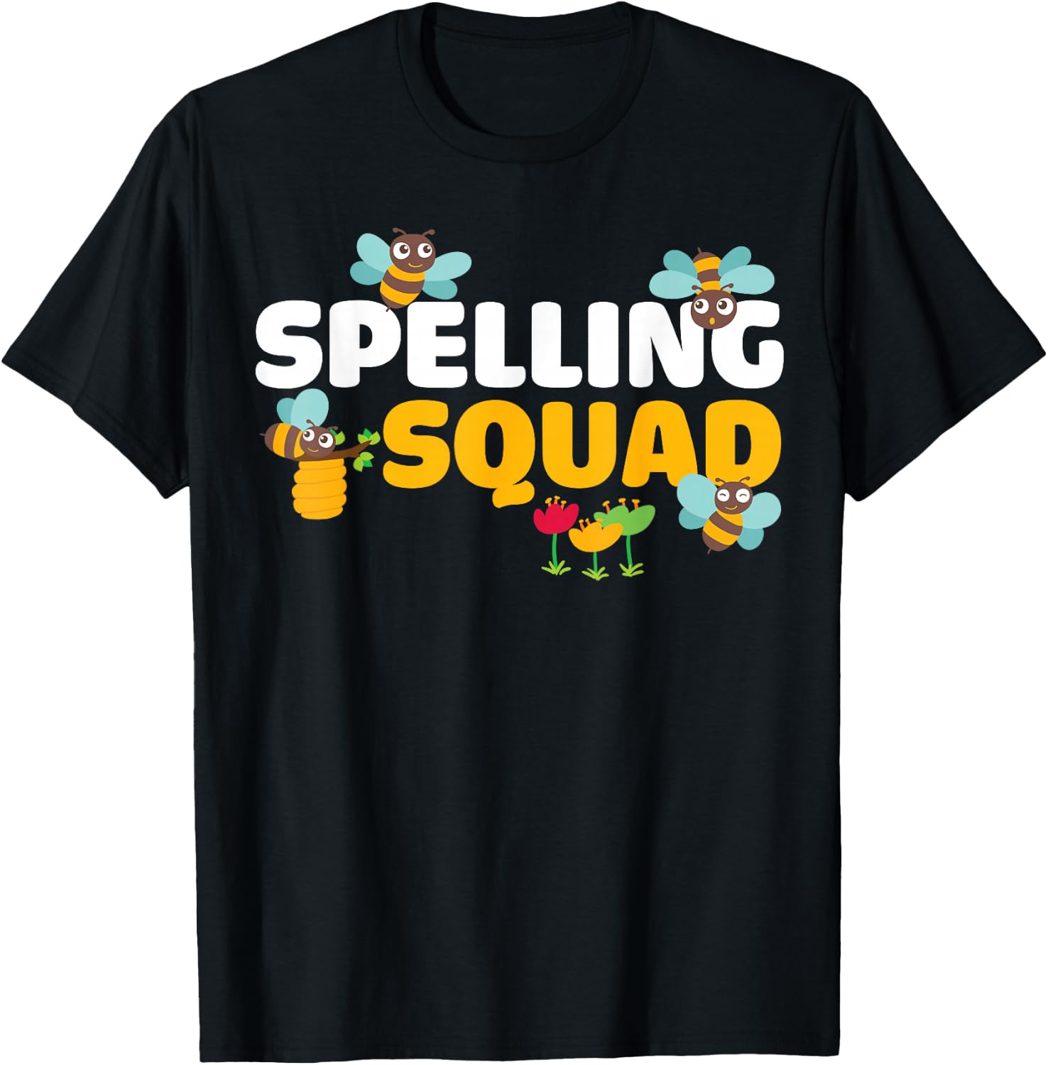 Spelling Squad Spelling Bee Competition Spelling Bee T-Shirt - T-Shirt | Black
