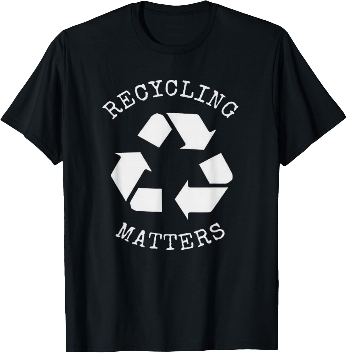Recycle shirt for , recycle for girls, recycle for boys T-Shirt - T-Shirt | Black
