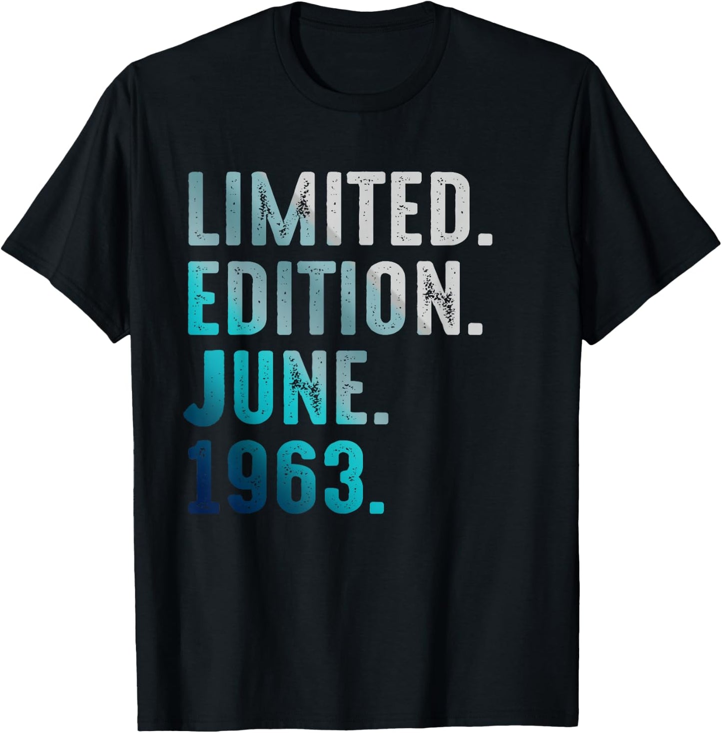 Édition limitée Juin 1963 Retro Vintage 1963 T-Shirt - T-Shirt | Black