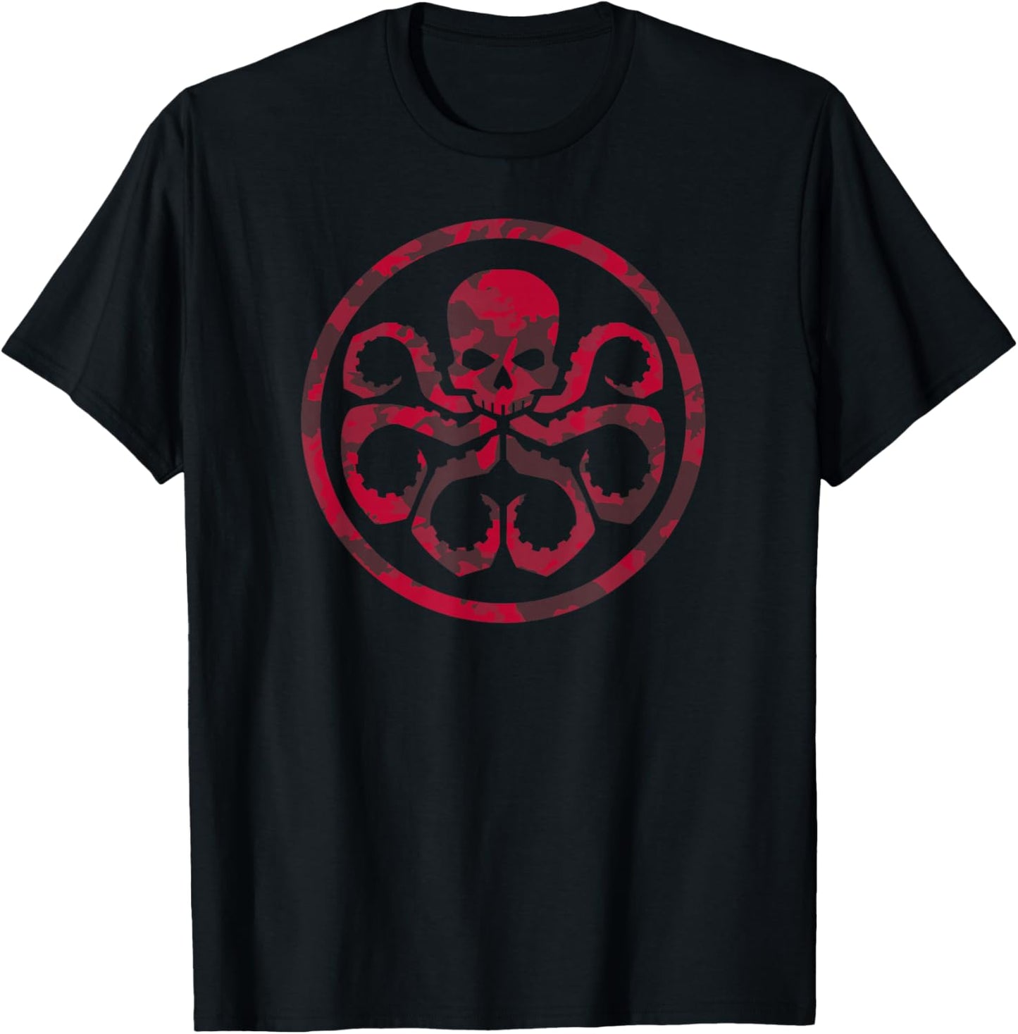 Marvel Hail Hydra Camo Print Graphic C2 T-Shirt - T-Shirt | Black