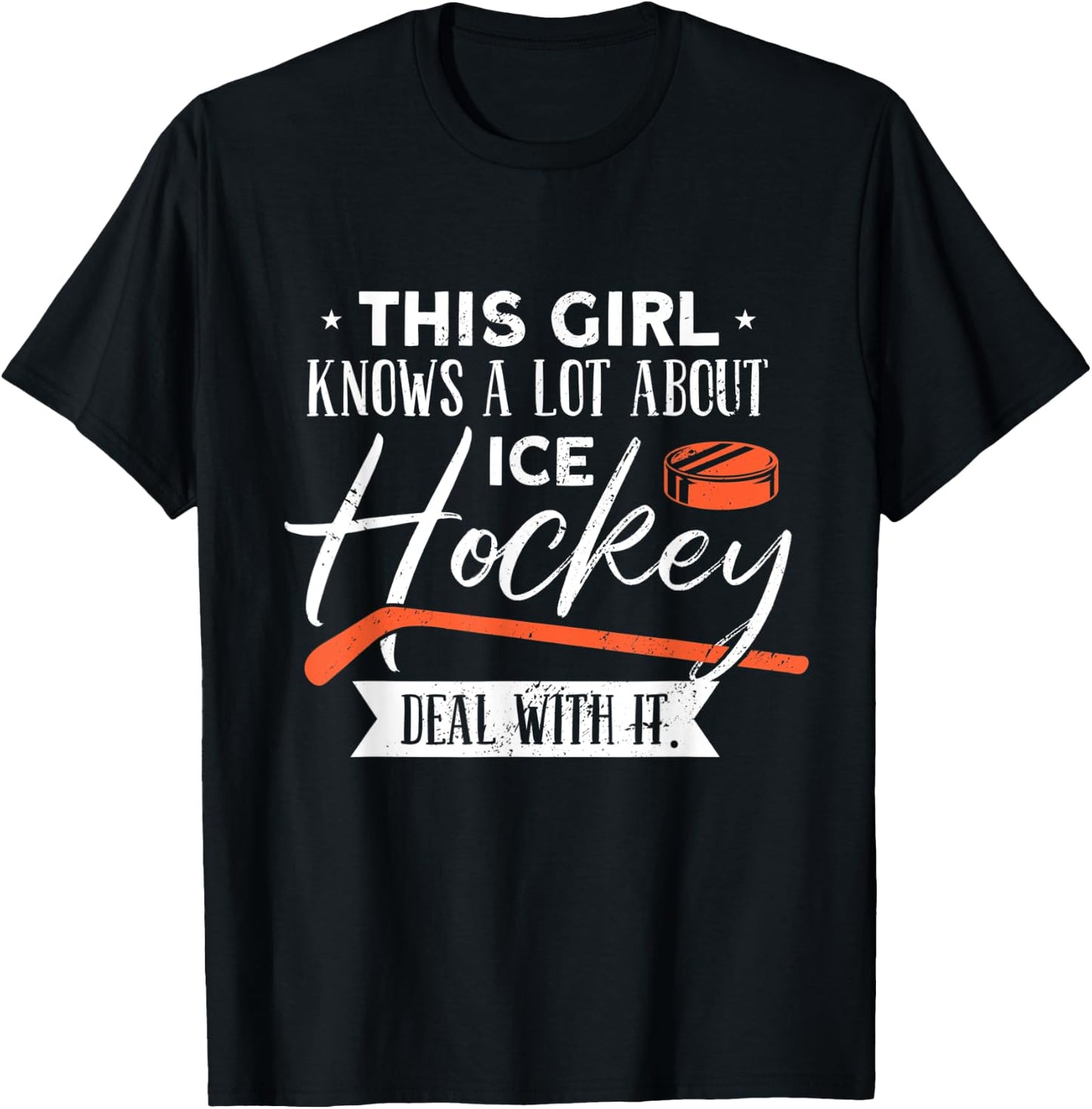 Cooles Eishockey Outfit - Ice Hockey T-Shirt - T-Shirt | Black