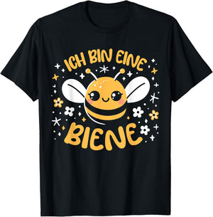 Funny Bee Costume for Carnival Children's Girls' , black T-Shirt - T-Shirt | Black