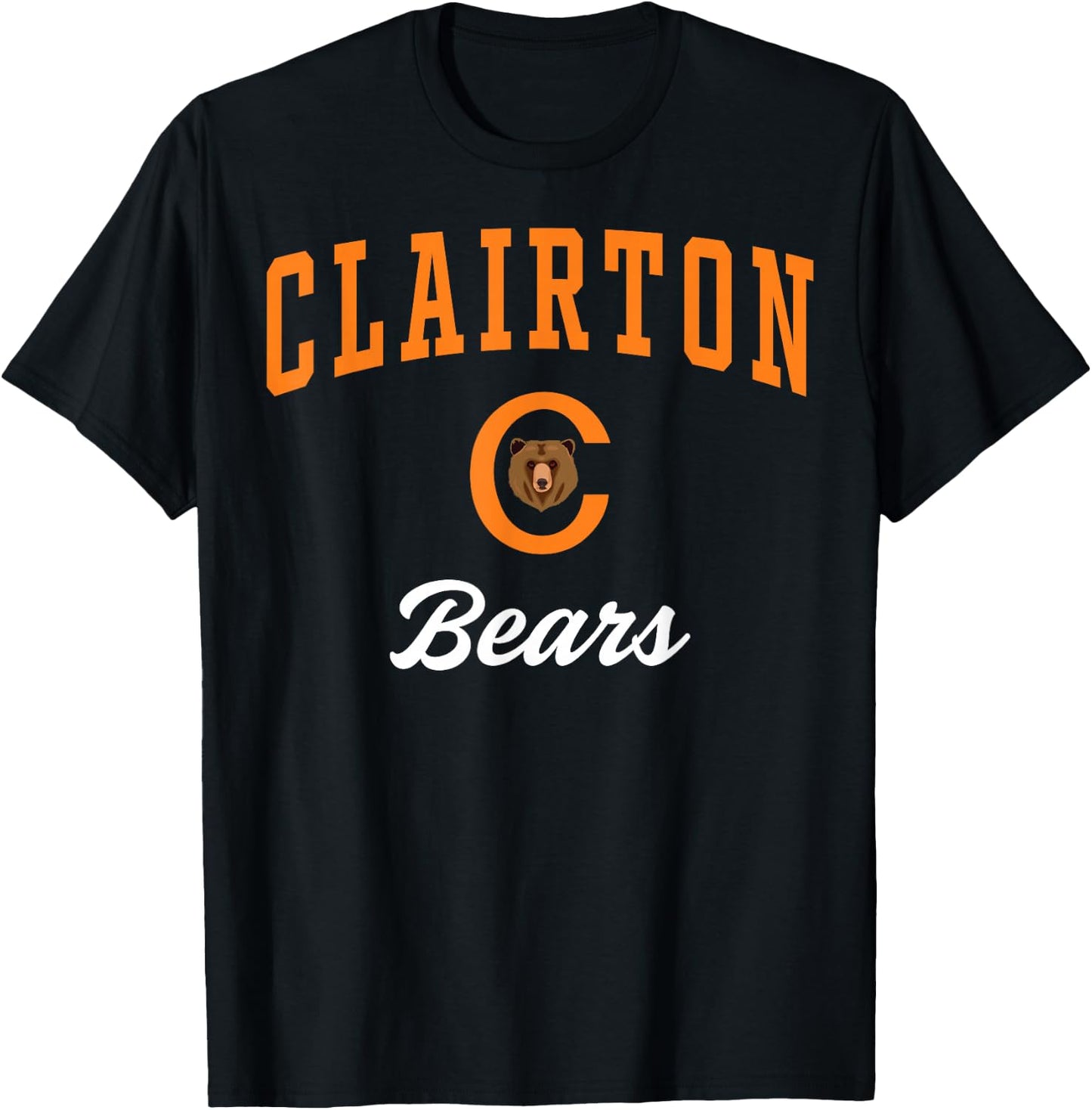 Clairton High School Bears T-Shirt - T-Shirt | Black