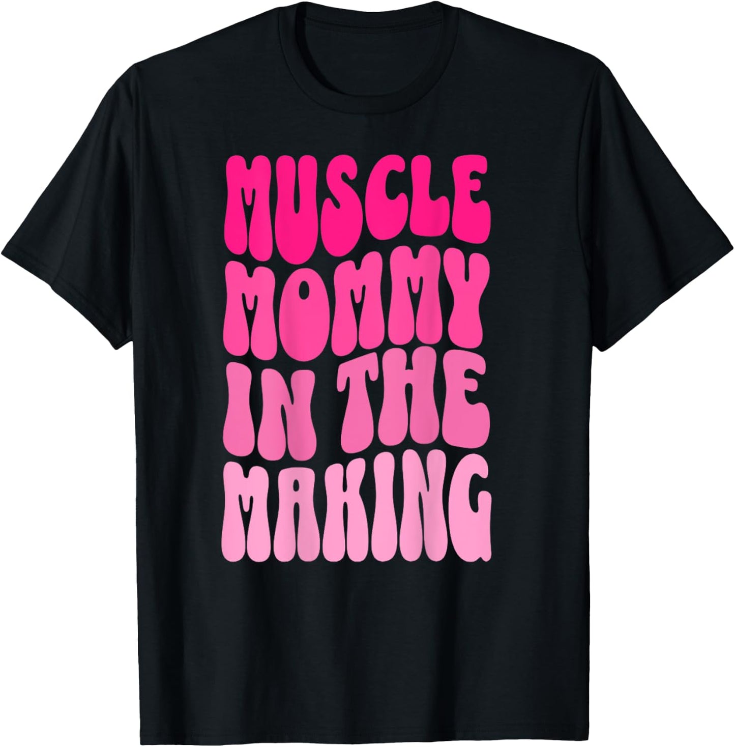 Funny Fitness Gym Pump Muscle Mama In der Herstellung Humour , black T-Shirt - T-Shirt | Black