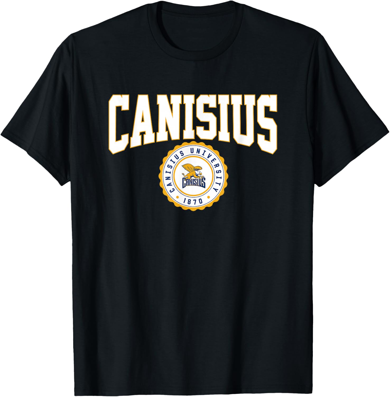Canisius College Golden Griffins Collegiate Seal T-Shirt - T-Shirt | Black