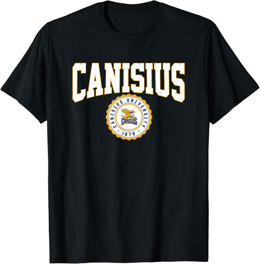 Canisius College Golden Griffins Collegiate Seal T-Shirt - T-Shirt | Black