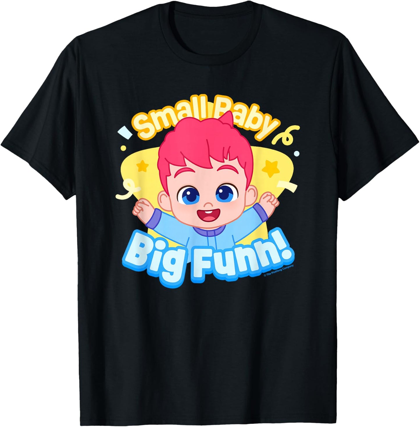 Bebefinn Small Baby Big Fun T-Shirt - T-Shirt | Black