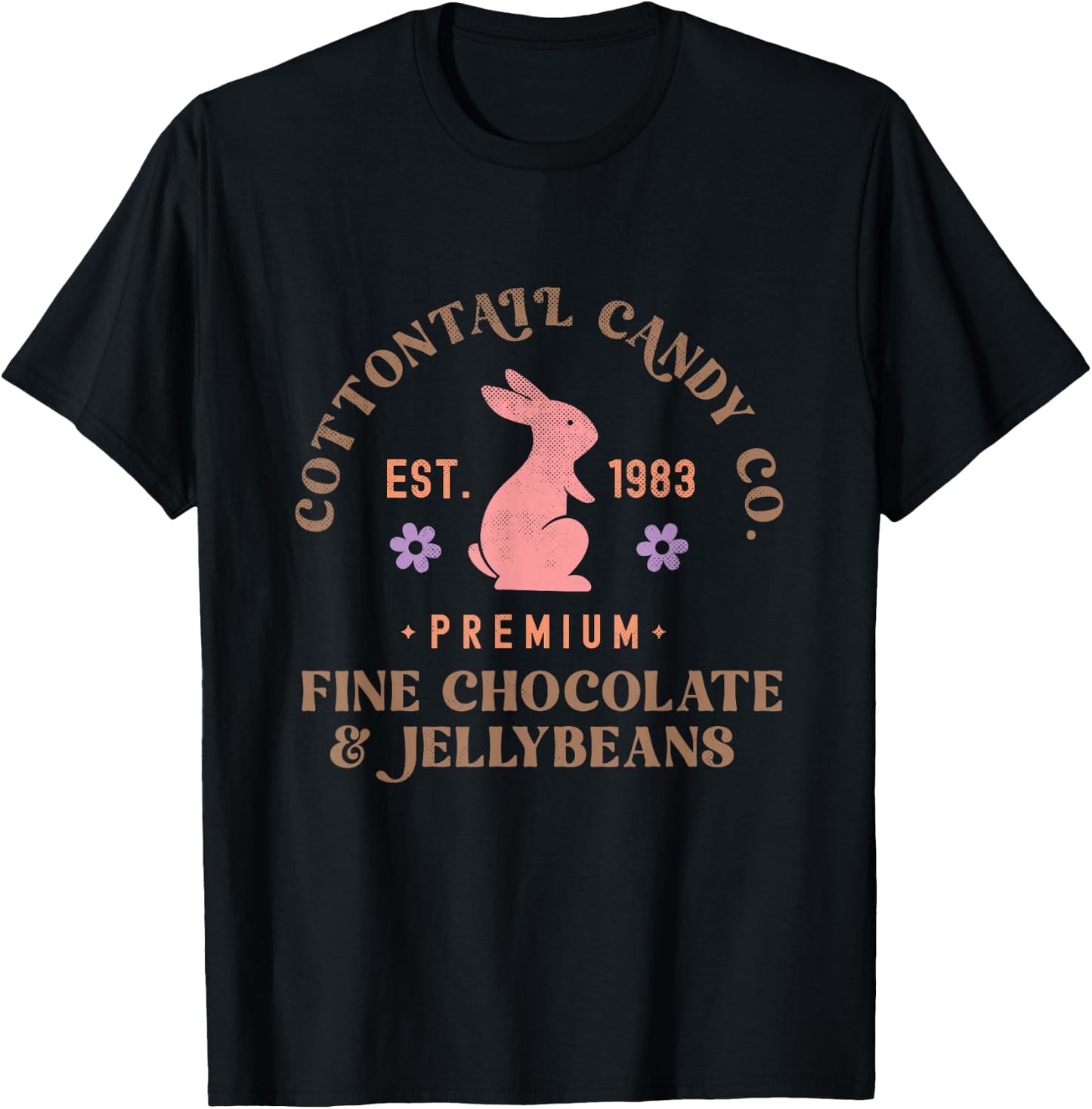 Cottontail Candy Co. Funny Easter T-Shirt - T-Shirt | Black