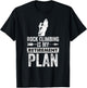Funny Rock Climbing is My Retirement Plan Retro Vintage T-Shirt - T-Shirt | Black