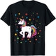 Dot Day Shirt Polka Dots Dotted Unicorn Kid Girls Youth T-Shirt - T-Shirt | Black