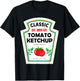 Red Ketchup DIY Costume Matching Couples Groups Halloween T-Shirt - T-Shirt | Black