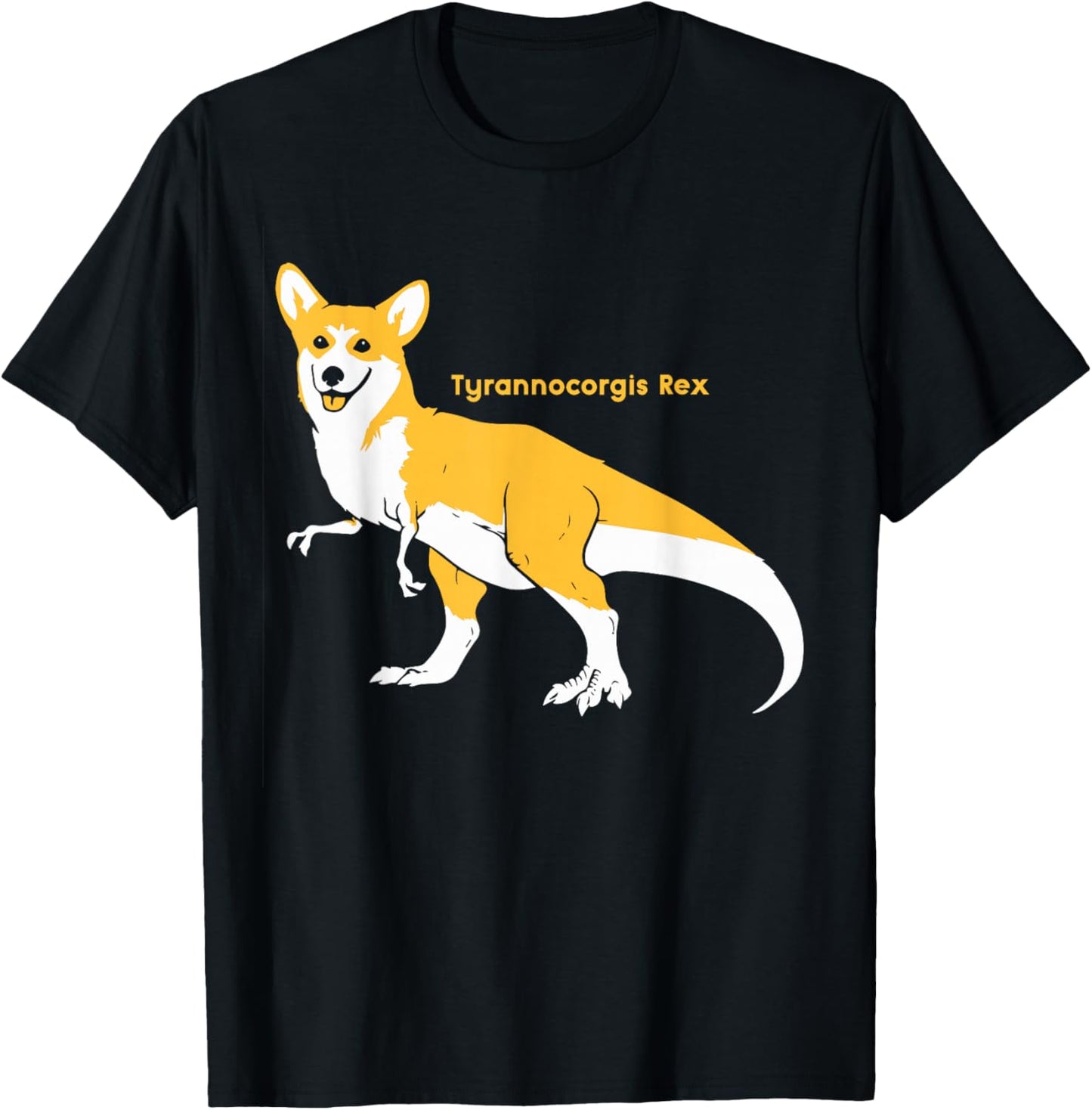 Funny 'Tyrannocorgis Rex' Corgi Dog Lover Women Girls Kids T-Shirt - T-Shirt | Black
