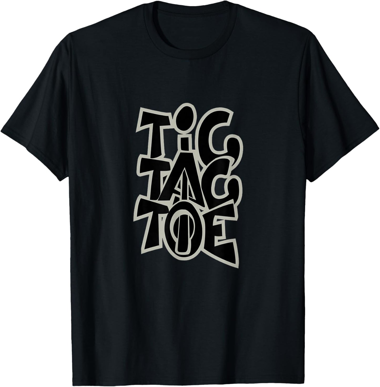 Tic Tac Toe - Men - - Black - S - Short Sleeve - Classic - Casual - Everyday / Leisure - Cotton, Polyester - - Double Stitched Hem - Classic Fit T-Shirt - T-Shirt | Black