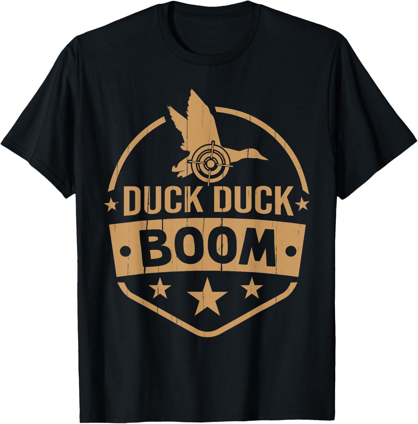 Duck Duck Boom Duck Hunting T-Shirt - T-Shirt | Black