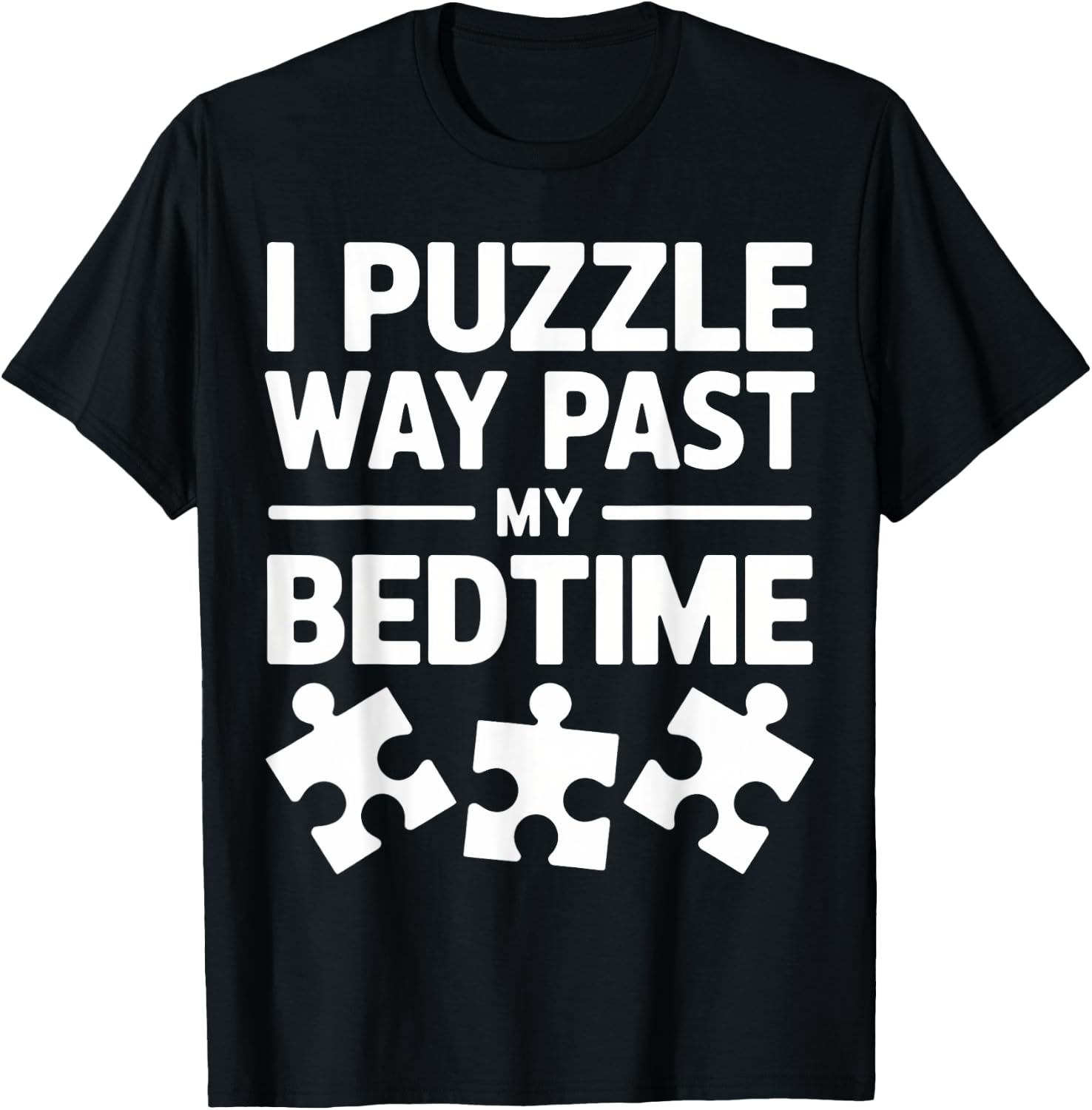 Puzzler Puzzles Puzzle drôle T-Shirt - T-Shirt | Black