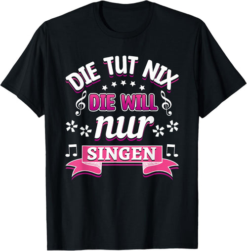Sängerin Chor Musik Die tut nix die will nur Singen
