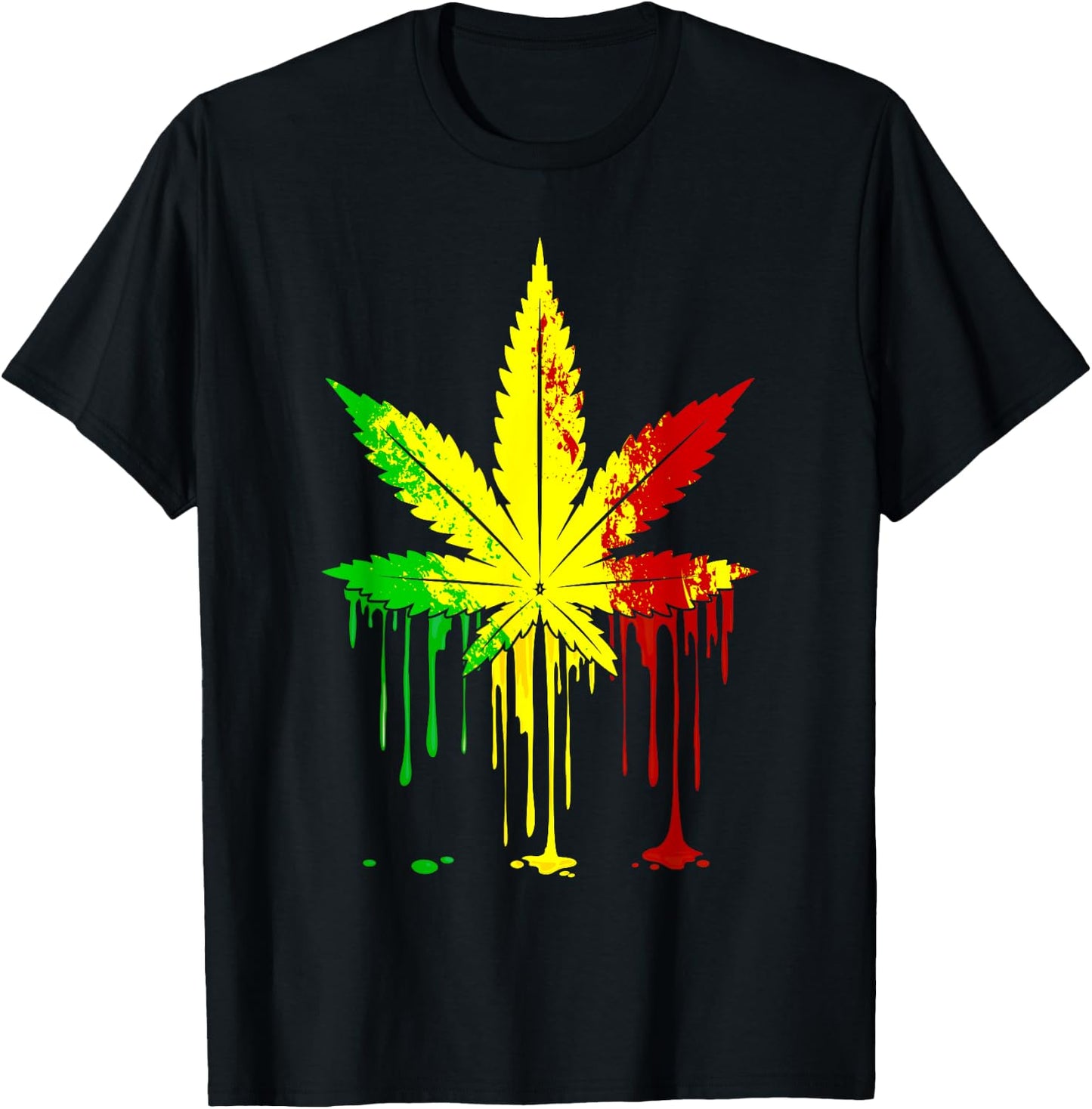Weed Smoking Cat Kawaii Funny Marijuana Cannabis Stoner T-Shirt - T-Shirt | Black