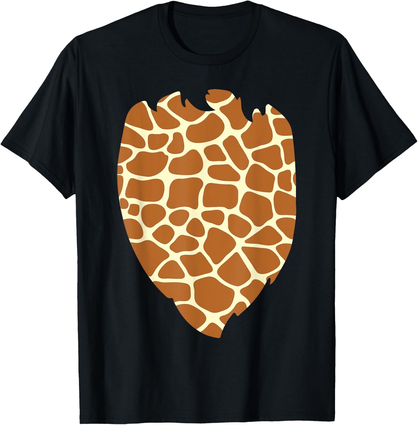 DIY Costume Child Giraffe Belly Costume Boys Girls Children , brown, s T-Shirt - T-Shirt | Black
