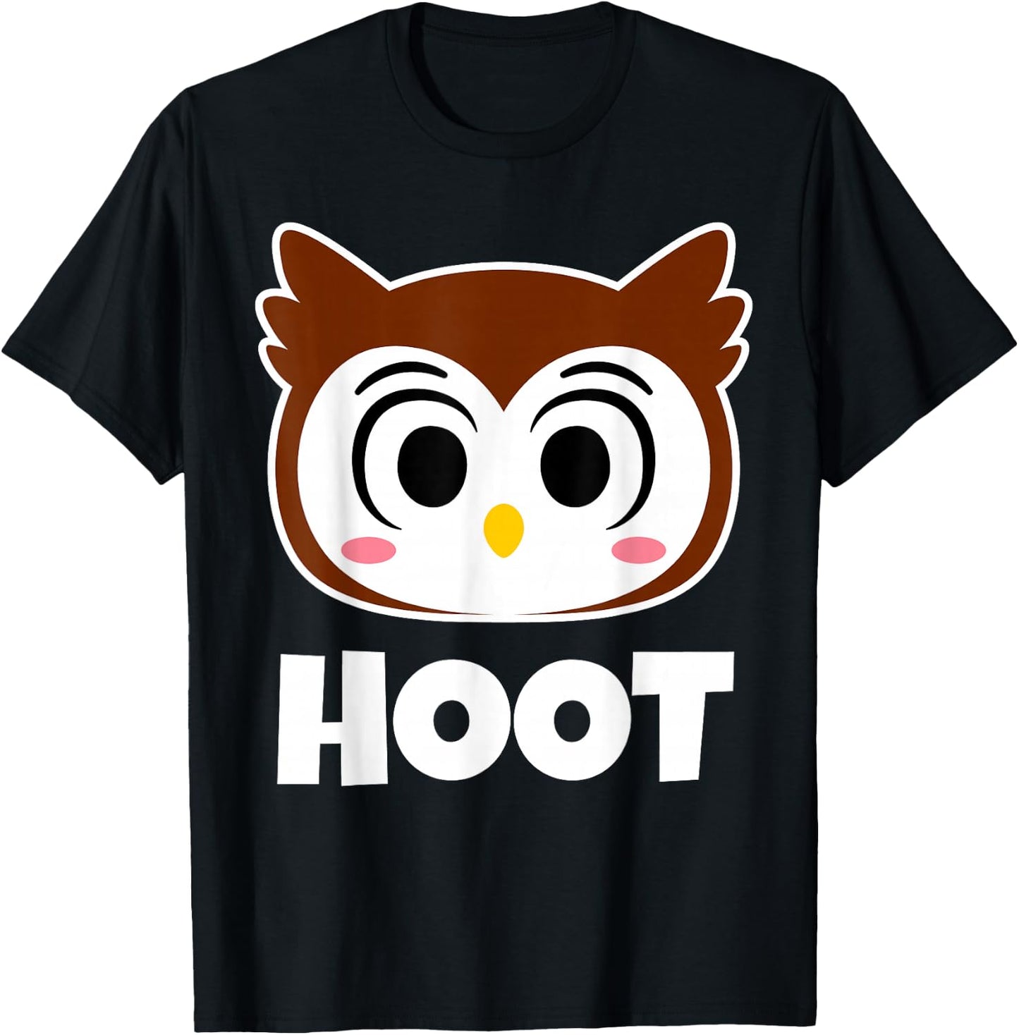 Hoot Owls Stuff | Owl Lover Stuff | Kids Owl T-Shirt - T-Shirt | Black