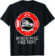 N.P.F.D North Pole Fire Department Christmas Family T-Shirt - T-Shirt | Black
